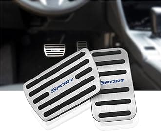 NYZAUTO Anti-Slip Performance Foot Pedal Pads Compatible with Honda 10/11th gen Civic,Auto No Drilling Aluminum Brake and Accelerator Pedal Covers Silver-Blue