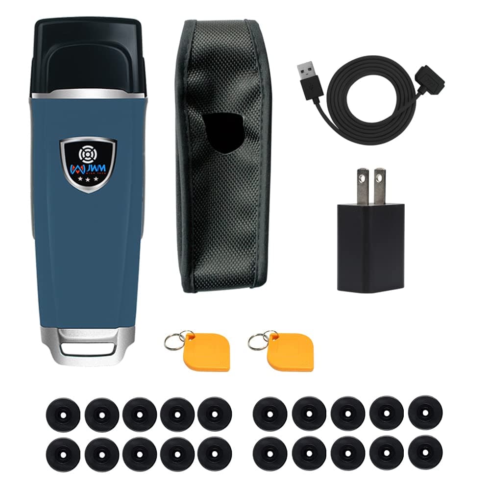 JWM RFID Guard Tour System Security Patrol Reader with Free Cloud and Standalone Software, Guard Patrol System for Warehouse, Hotel, Government Security