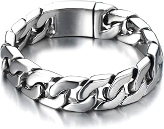 Men’s Stainless Steel Curb Chain Bracelet
