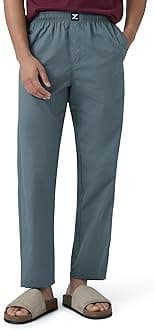 Solid Combed Cotton Pyjama for Men