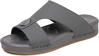 CaretticOArabic Slippers Men's Sandal Light Weight Slip On Ultra Soft Massage Grip Breathable Medical Water Proof Traditional Outdoor Arabic Sandals for Slippers Men