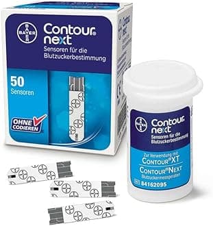 Bayer Contour® Next Sensors, Blood Glucose Test Strips, Pack of 50