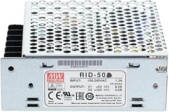 Mean Well RID 50W 5V/24V Switching Power Supply RID-50B AC-DC Dual Output