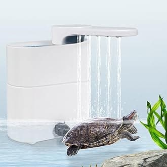UPETTOOLS Turtle Filter - Internal Filter for Small Fish, Turtle, Shrimp & Amphibian Tanks