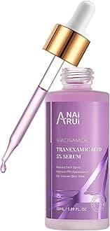 ANAI RUI 5% Tranexamic Acid Serum With Niacinamide,Kojic Acid, Arbutin,for Uneven Skin Tone 1.69 FL.Oz/50 ML