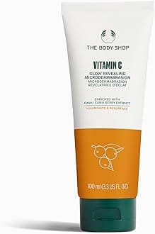 Vitamin C Glow Revealing Microdermabrasion (1x 100ml), Radiance-Boosting, Exfoliating Face Scrub for Dull Skin, Weekly Facial Scrub, Vegan Skincare