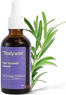 3% Rosemary Hair Serum | With 3% Redensyl & 2% Anagain | For Thicker & Stronger Hair | Prevents Hair Fall & Stimulates Hair Follicles | For All Hair Types | 30ml
