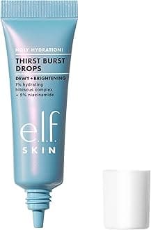 e.l.f. SKIN Holy Hydration! Thirst Burst Drops Mini, Serum For An Instant Radiant Complexion, Made With Hyaluronic Acid, Vegan & Cruelty-Free