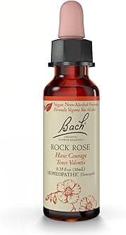 Bach Original Flower Remedies, Rock Rose (Non-Alcohol Formula) - Have Courage - Natural Homeopathic Flower Essence for Emotional Balance - Vegan, Gluten Free, Sugar Free - 10mL Dropper