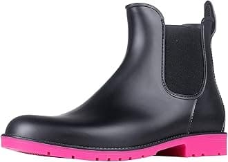 Women's Ankle Rain Boots Waterproof Chelsea Boots