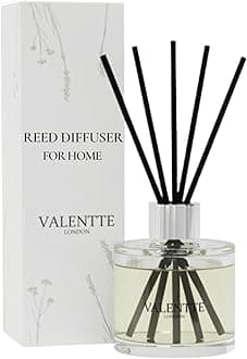 Valentte Reed Diffuser - White Neroli & Lemon Scent | Essential Oil Aroma for Home | 100 ml