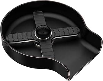 HGN Oil Rubbed Bronze Kitchen Sink Glass Rinser,Faucet Cup Rinser for Kitchen Sinks,Bottle Washer,Kitchen Sink Accessories,Stainless Steel