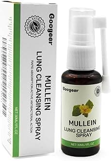 Mullein Lung Cleansing Spray Mullein Leaf Extract Spray Herbal Lung Cleanse Spray Pure Herbal Extract (1 PCS)