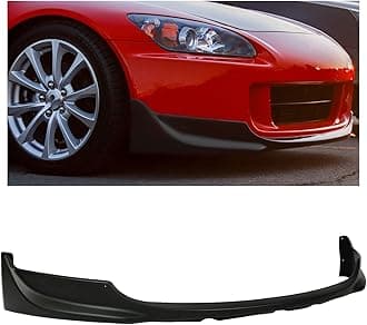 KUAFU Front Bumper Lip Compatible with 2004-2009 Honda S2000 Spoiler Splitter Valance Under Chin Air Dam Body Kit Painted Matte Black 3Pcs
