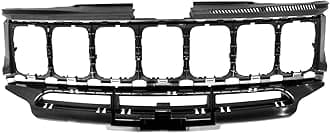 FITRITE AUTO PARTS New Grille Mounting Panel For 2017-2020 Jeep Grand Cherokee Made Of ABS Plastic, Textured-Black, For SRT/Trackhawk Models CH1223106 68264296AB