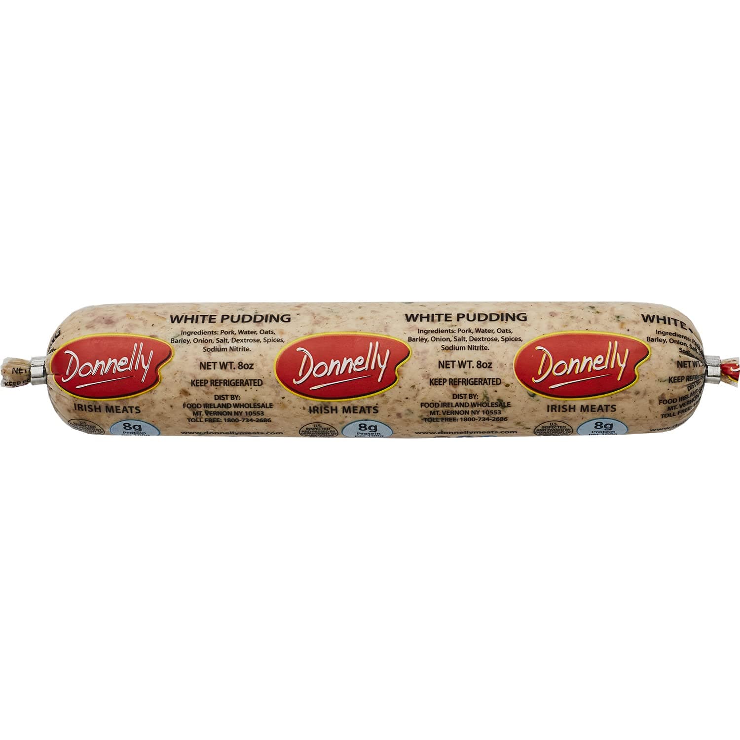 Donnelly White Pudding (8oz) 8 Pack
