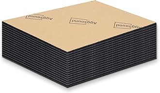 157mil 55sqft Universal Sound Deadener for Cars with Aluminum Foil Tape&Car Trim Removal Tool-Auto Closed Cell Foam Noise Deadening Material-Heat Hood Shield Insulation Dampening Mat, YY04PM