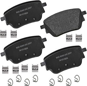 Bendix Premium SBC2207 Ceramic Rear Brake Pads for Mercedes-Benz A200 2020, A220 2021-2019, CLA200 2020-2019, CLA250 2021-2020
