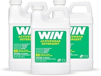WIN Activewear Detergent - Free and Clear (Green) 64 Fl Oz 3-Pack - Sports De...