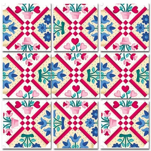 b. dazzle, inc Scramble Squares: Quilt