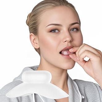Snoring Solution - Anti Snoring Device Mouthpiece Mouth Guard, Comfortable Reusable Snore Stopper, BPA-Free Tongue Retainer for Better Sleep, Easy to Use Snore Solution for Men and Women(OST15)