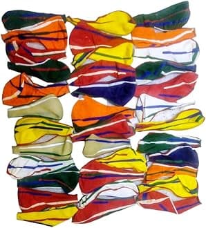 Rubber Rk Balloons For Fun (Peer Shape Balloons, Lining, Multicolor, Pack Of 35)