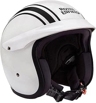 Royal Enfield Open Face Helmet Gloss White, Size: XL(61-62cm)