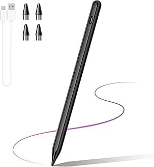 - Stylus Pen Compatible with iPhone/iPad/Samsung Galaxy Tab A9+, Active Stylist for Android & iOS Phones Tablets, Rechargeable Pencil High Sensitivity Precision for Drawing Writing, Fast Charge