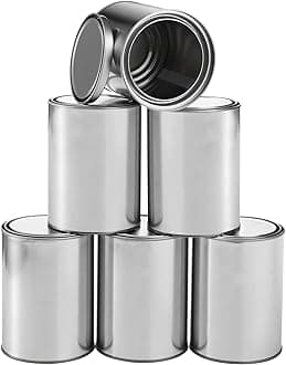 Metal Quart Paint Cans