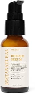 Retinol Serum for Face with Niacinamide, Vitamin C, and Hyaluronic Acid, Anti Aging for Firmer Skin, Lines & Wrinkles & Brightening Serum