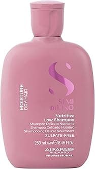 Alfaparf Milano Semi Di Lino Moisture Nutritive Sulfate Free Shampoo for Dry Hair - Paraben and Paraffin Free - Safe on Color Treated Hair - Professional Salon Quality