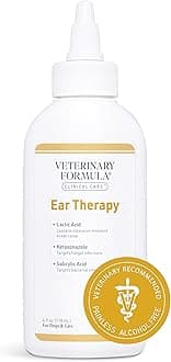 Clinical Care Ear Therapy, 4 oz. – Cat and Dog Ear Cleaner to Help Soothe Itchiness and Cleans The Ear Canal from Debris and Buildup That May Cause Infection