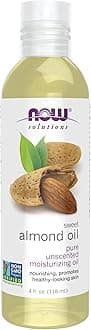 Solutions, Sweet Almond Oil, 100% Pure Moisturizing Oil, Promotes Healthy-Looking Skin, Unscented , 4-Ounce