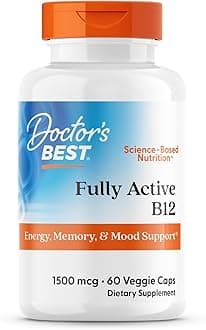 Doctor's Best, Best Fully Active B12, 1500 mcg, 60 Veggie Caps
