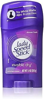 Lady Speed Stick Lady Speed Stick Invisible Dry Antiperspirant Deodorant Shower Fresh, Shower Fresh 1.4 Oz (Pack Of 3)