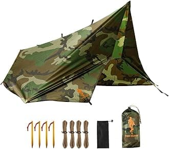 Waterproof Portable Tarp Multifunctional Outdoor Camping Traveling Awning Backpacking Tarp shelter Rain Tarp