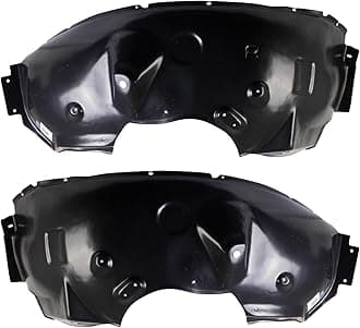 TRQ Inner Fender Liner Set Compatible with 2008-2010 Ford F-250 Super Duty F-350 Super Duty FO1248147 FO1249135