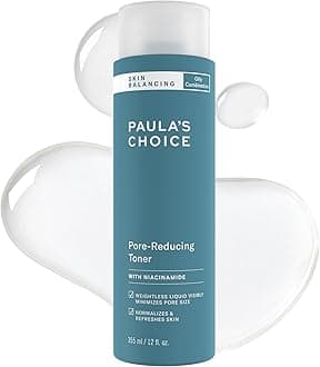 Paula's Choice SKIN BALANCING Pore-Reducing Face Toner with Niacinamide, for Oily Skin & Combination, Minimizes Large Pores, Controls Oil & Shine, Hydrates & Replenishes, Fragrance-Free