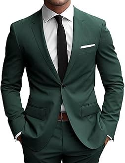 Wangyue2 Piece Suit Men Slim Fit Suits for Mens One Button Men Suit Slim Fit Wedding Groomsmen Prom Homecoming Suits