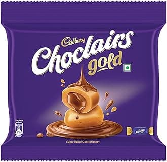 Choclairs Chocolate Gold Candy, 140G (25 Pieces - 5.5 Gram Each)