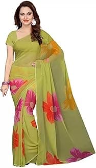 Women's Georgette Print Saree
