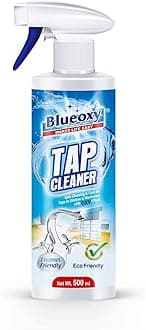 Blueoxy Tap Cleaner Spray Bottle (500 ml) | The Expert Hard Water | Soap Scum | Limescale Stain Remover Best for Basins | Sinks | Faucets | Taps | Fixtures | Shower Glasses | Pack of 2