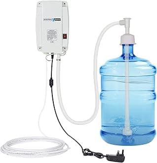 LIYUAN 5 Gallon Auto Bottled Water Pump System 5Gallon Water Jug Pump Portable Water Dispenser Five Gallon Drinking Water Pump System for Refrigerator Ice Maker Coffee Fridge Water Pump