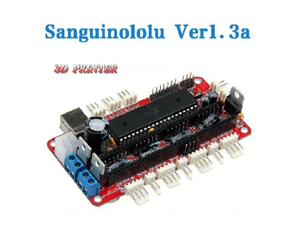 PUYU 1piece 3d Printer Control Panel Reprap Sanguinololu Ver1.3a Control Board Replacement Ramps