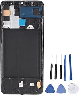 Replacement Touch Digitizer Assembly, for A70 A705 OLED Display with Fingerprints, Digitizer Assembly with Repair Part Tools