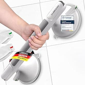 Suction Bathroom Grab Rails, Safety Handle, MAX 110 KG Safety Shower Grab Bars for Seniors