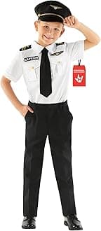 Morph Pilot Costume For Kids, Boys Pilot Costume, Airplane Outfit, Airline Costumes, Aviation Costumes For Kids