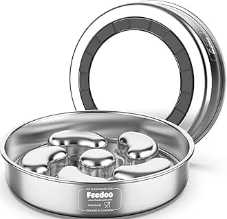 Slow Feeder Dog Bowl, Double Wall Food-Grade Stainless Steel, Heavy Duty with Non-Slip Rubber Base, 2Cups Capacity for Medium Dogs to Slow Down Eating