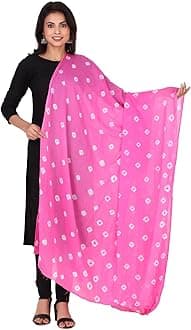 Traditions Bazaar Women's Tie-Dye Pure Cotton Dupatta