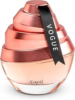 Vogue Eau de Parfum for Women – Long-Lasting Amber Floral Perfume with Almond, Coffee, Jasmine & Vanilla –3.4 Oz (100ml)–Dubai Fragrance for Women–Elegant & Uplifting Scent for Special Occasions